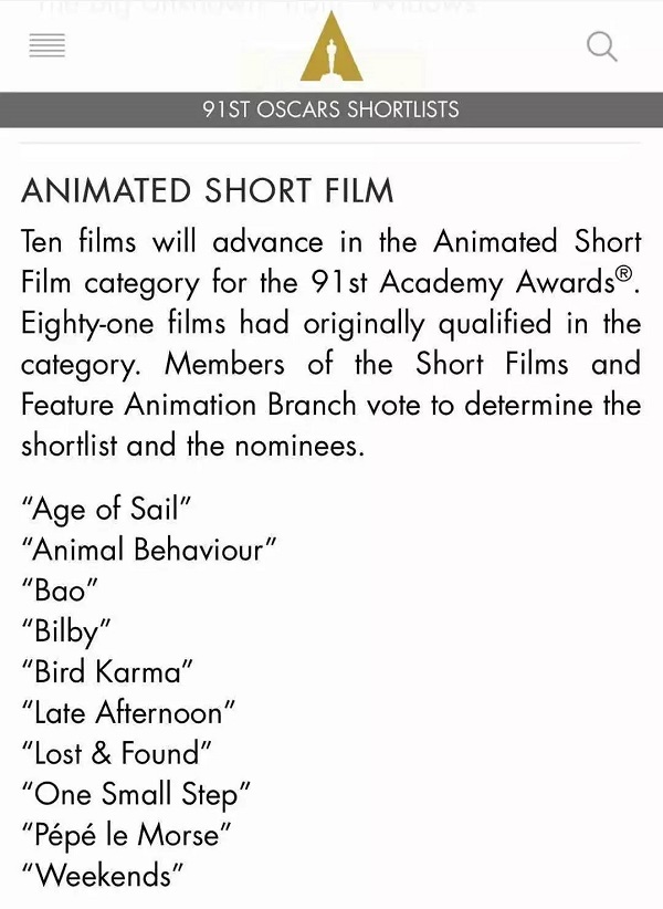 Chinese Animation ONE SMALL STEP Enters Oscars Shortlists, Targeting Best  Animated Short Film